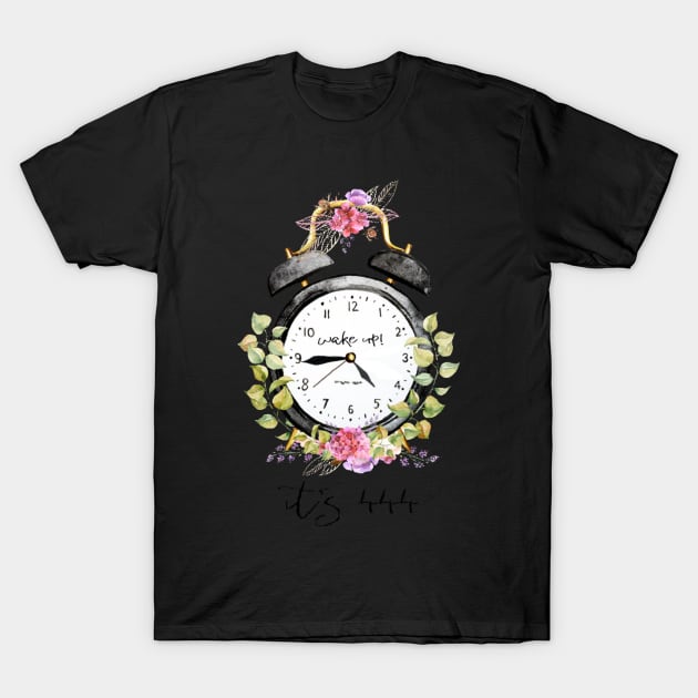 Clock Wake Up T-Shirt by designerrr